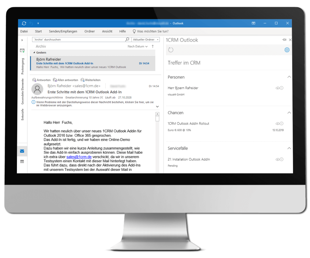 Что такое outlook crm