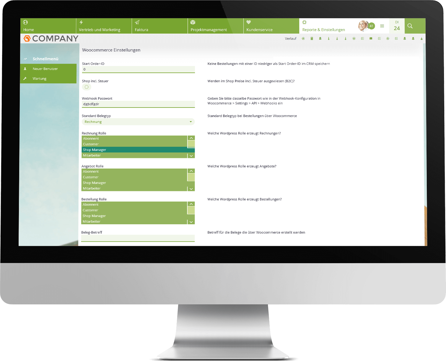 Die Schnittstelle zwischen CRM und WooCommerce