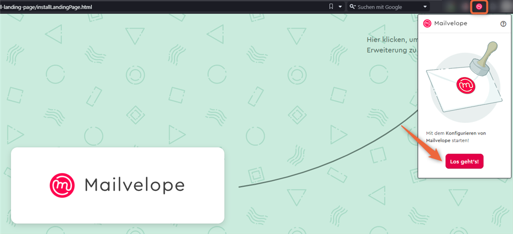 Mailvelope im Browser einrichten