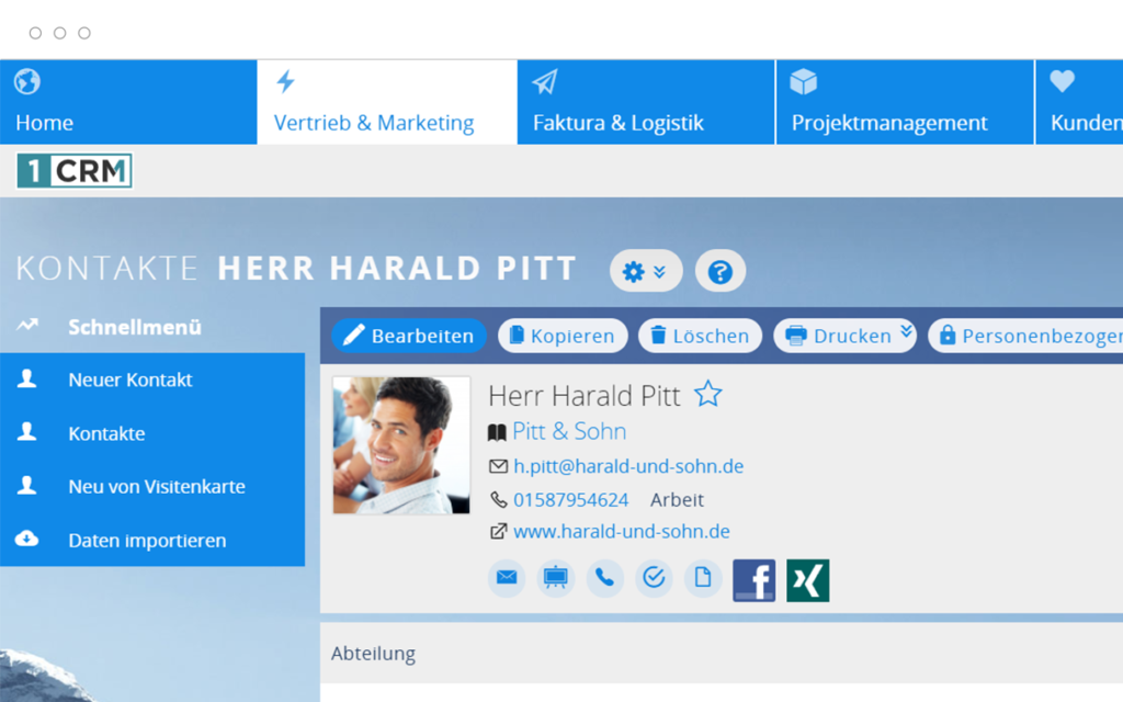 Mitgliederverwaltung mit dem CRM