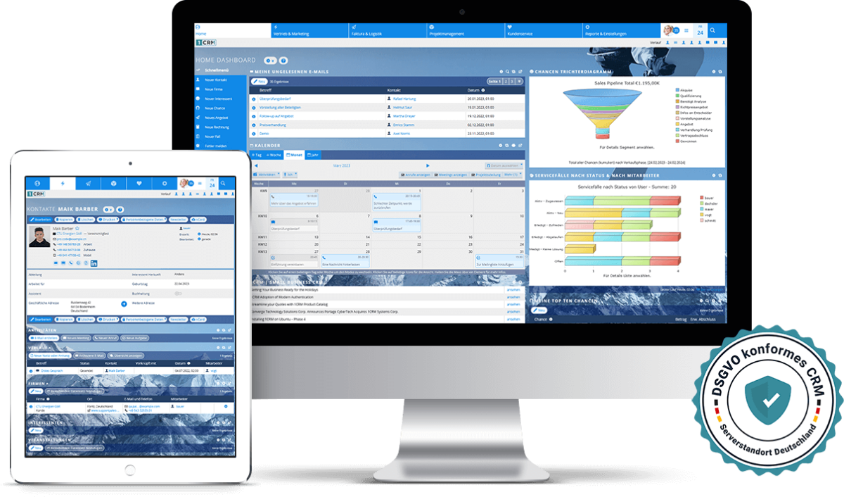 Responsive CRM-Software